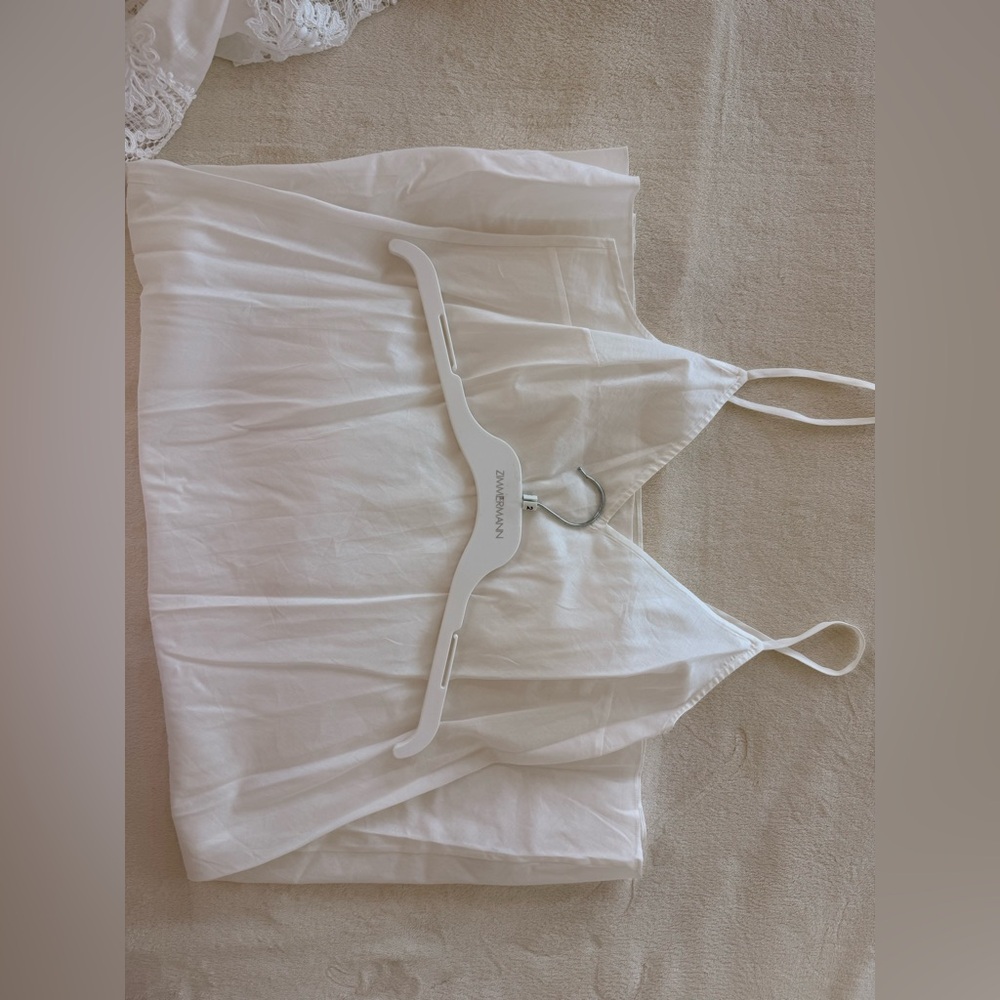 Zimmerman 100% cotton White Lace Maxi Dress - Picture 14 of 16